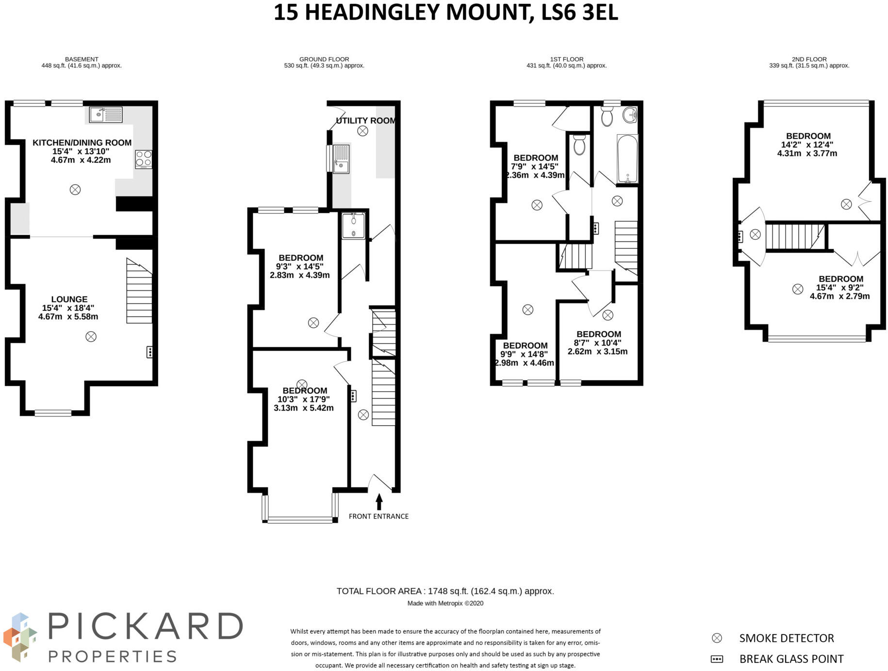 15 Headingley Mount, Headingley, Leeds, LS6 3EL floorplan