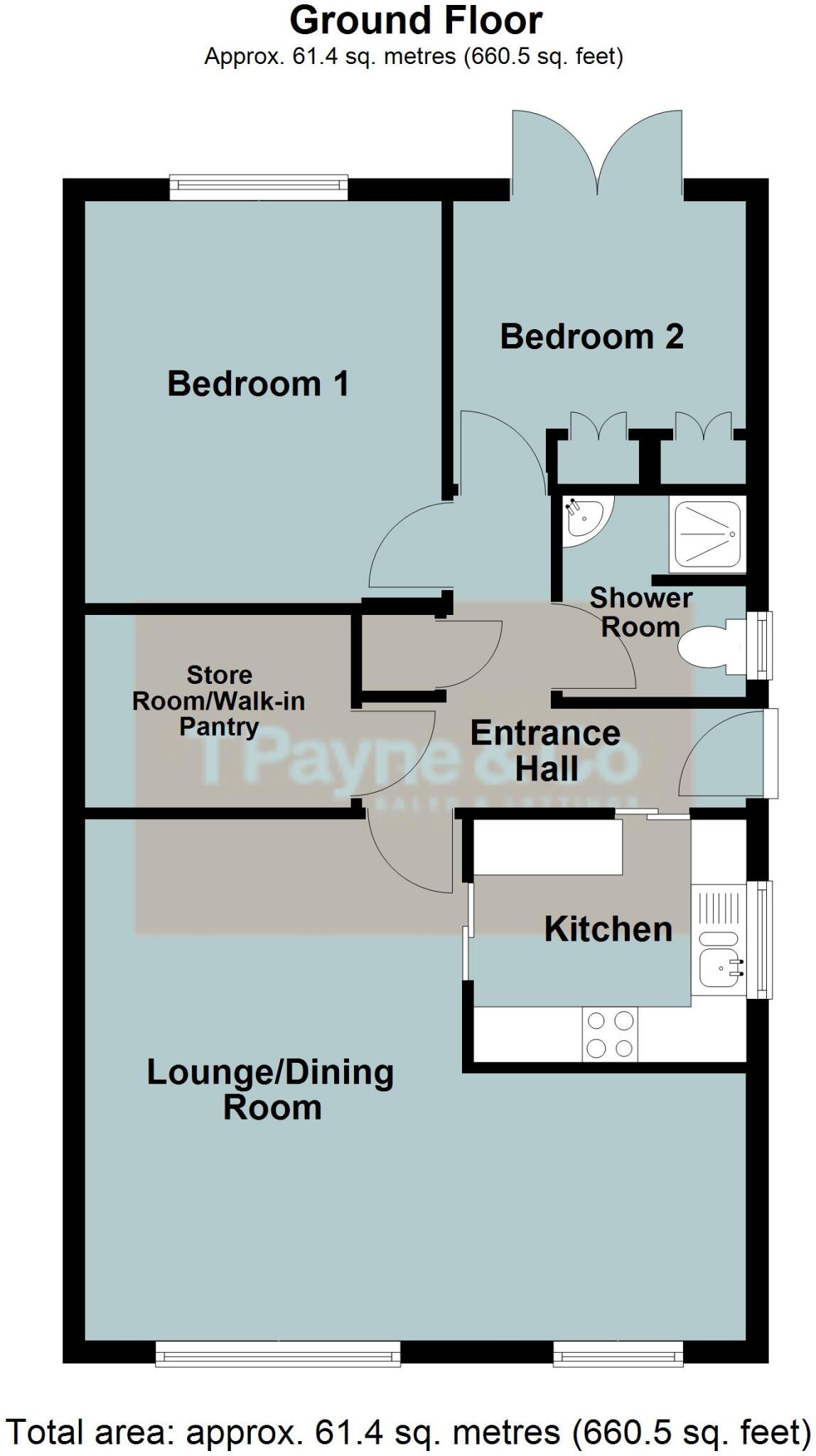 The Elms, Chatteris, Cambs., PE16 6JN floorplan