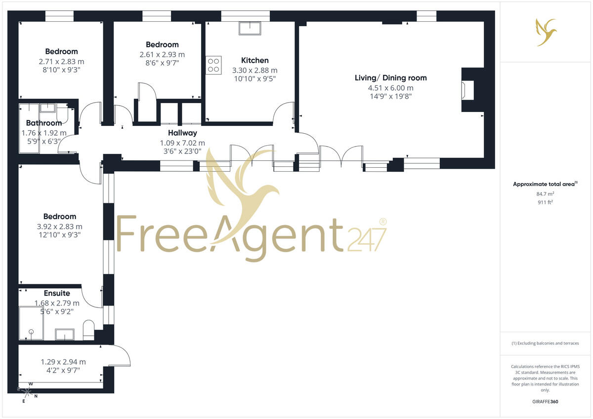 #WelcomeHome to The Stables, Drury Court, Drury Lane, Martin Hussingtree, Worcester, WR3 8TD floorplan