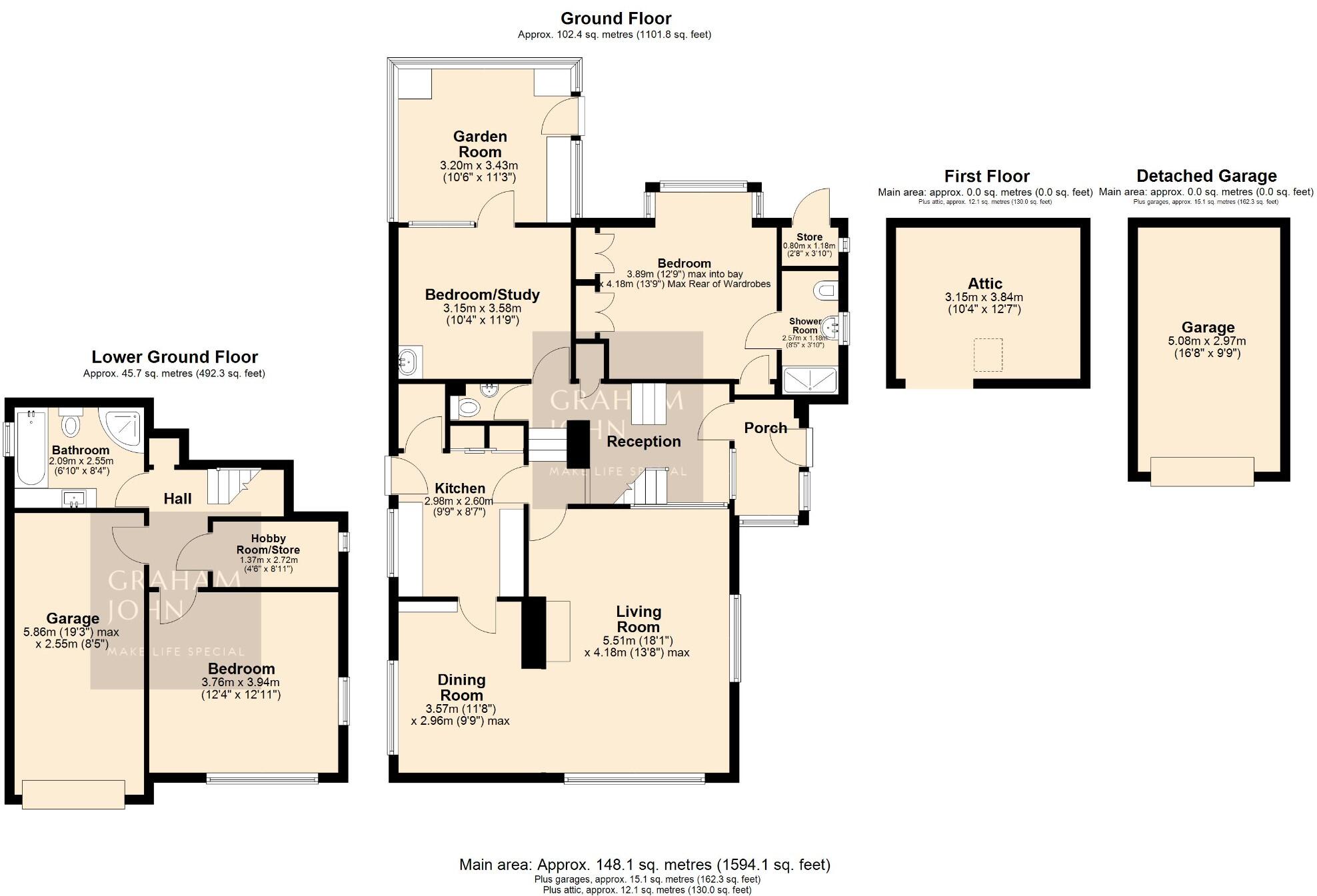 Broom Hill Road, Rochester, Kent, ME2 floorplan
