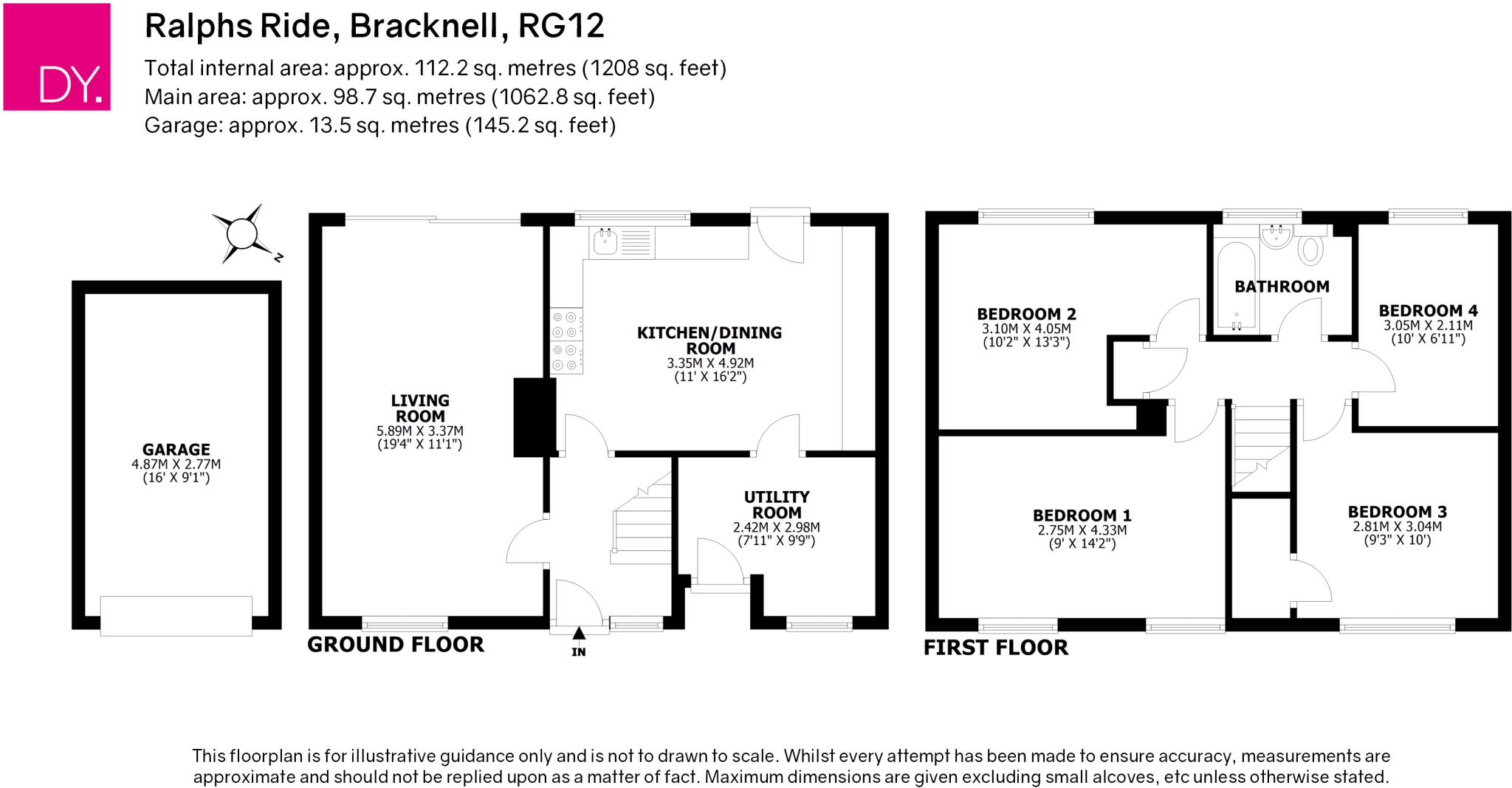 Ralphs Ride, BRACKNELL, RG12 floorplan