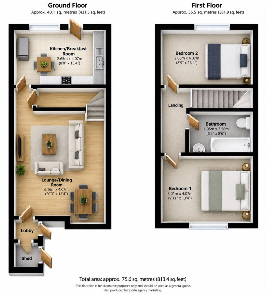 Spayne Close, Luton floorplan