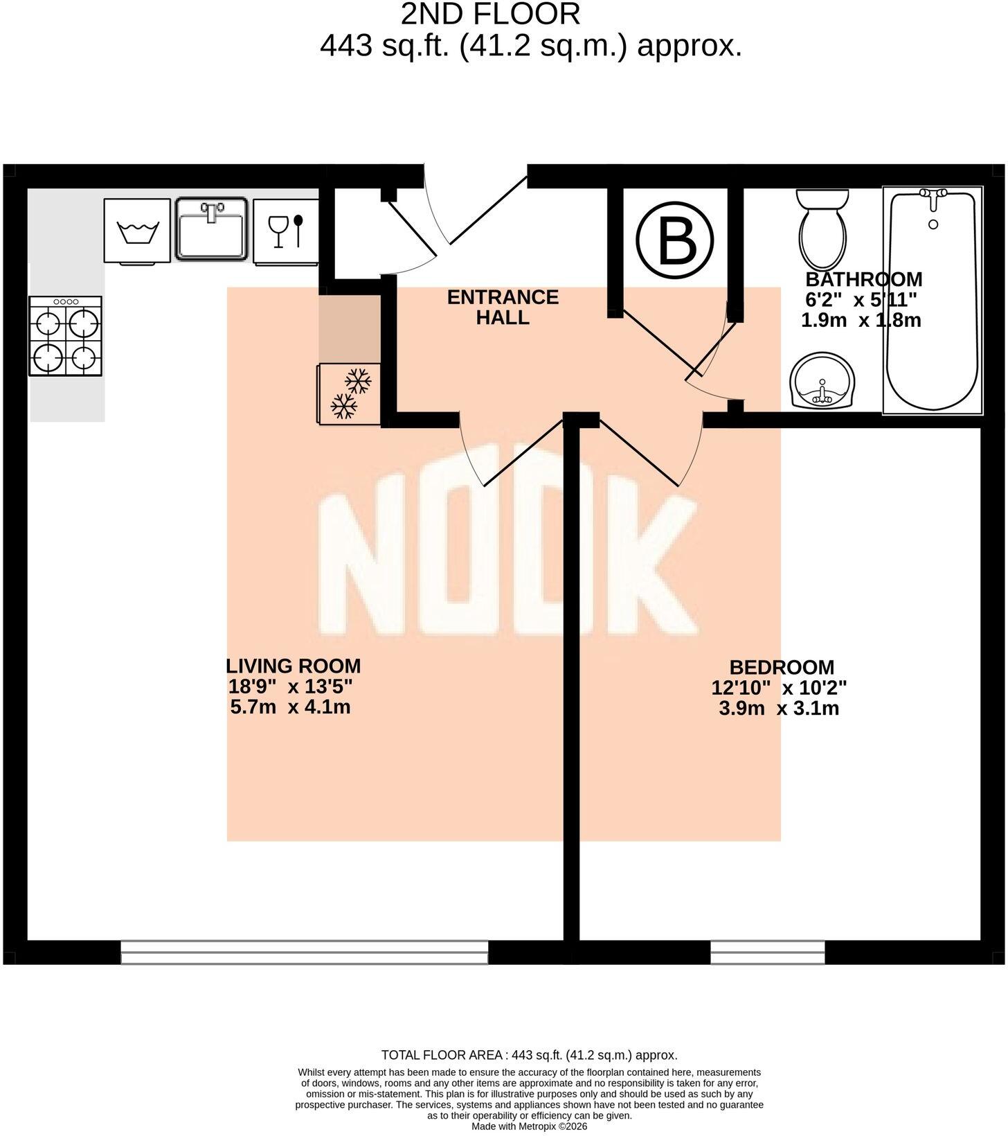 Chimney Steps, Bristol, BS2 floorplan