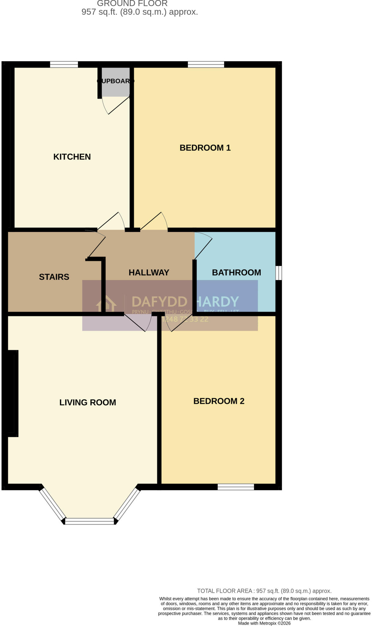 Abbey Road, Llandudno, Conwy, LL30 floorplan