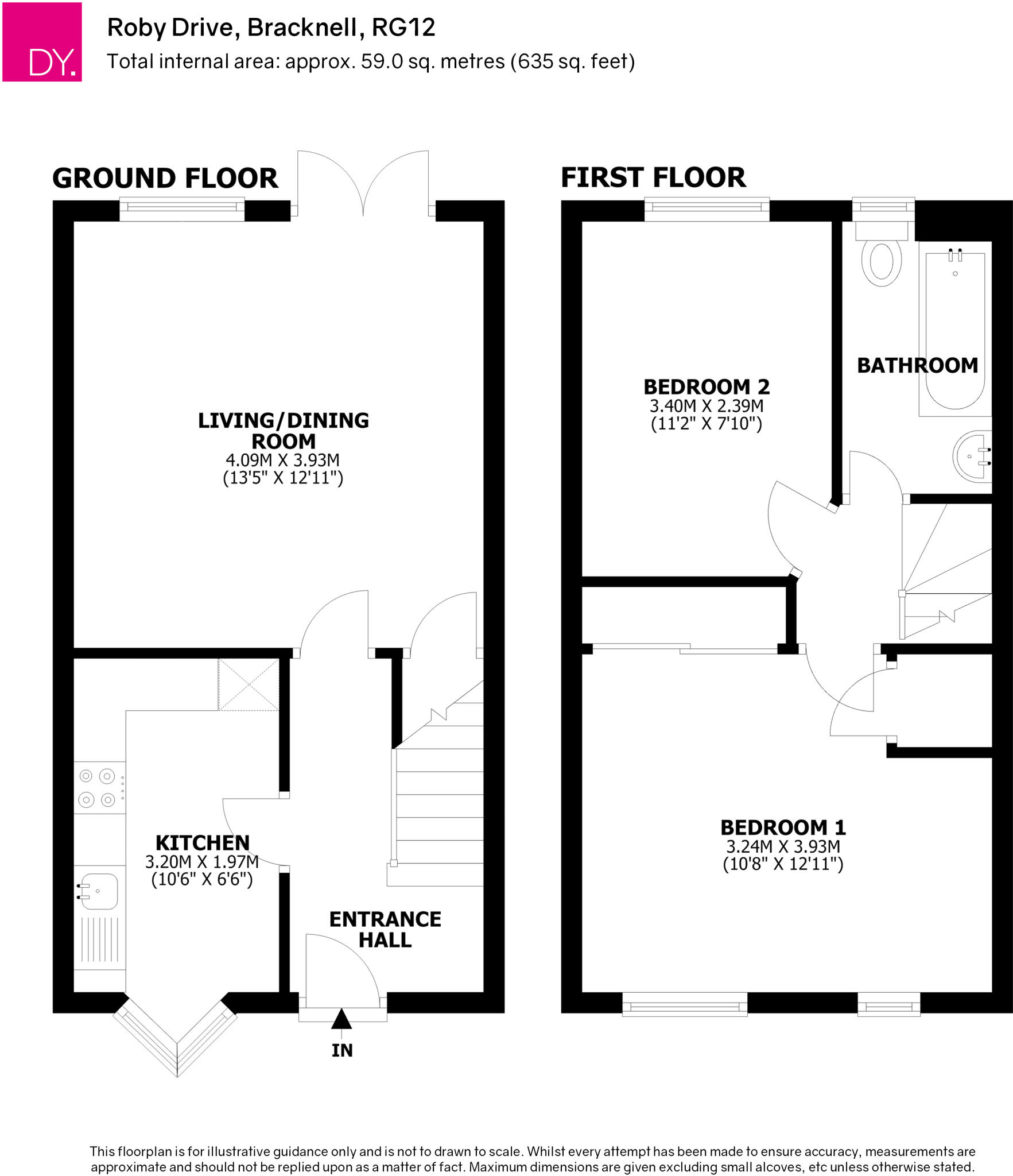Roby Drive, Bracknell, Berkshire, RG12 floorplan