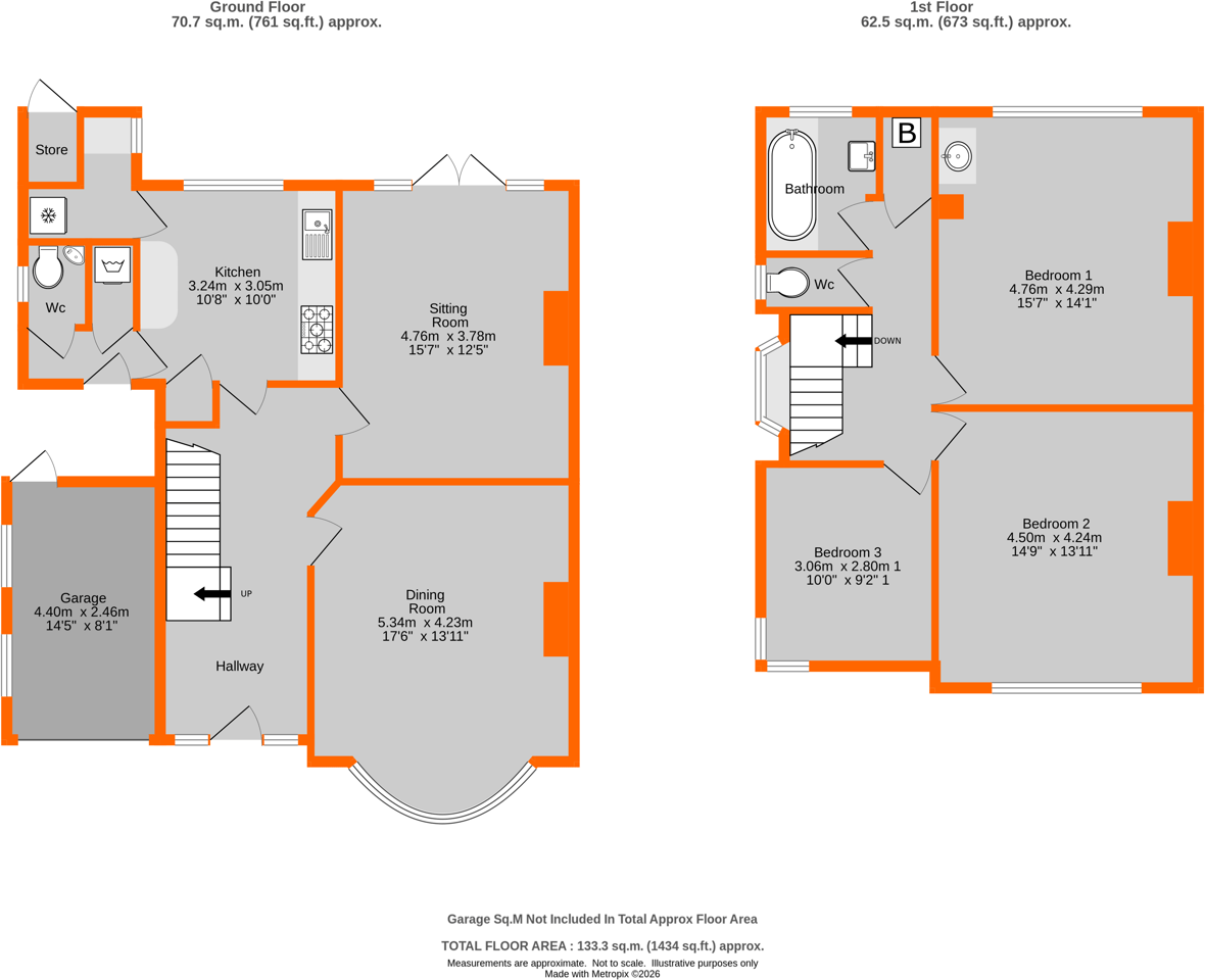 Park Avenue, Bromley, BR1 floorplan