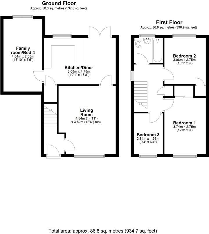Hamilton Drive, Telford Estate, Shrewsbury floorplan