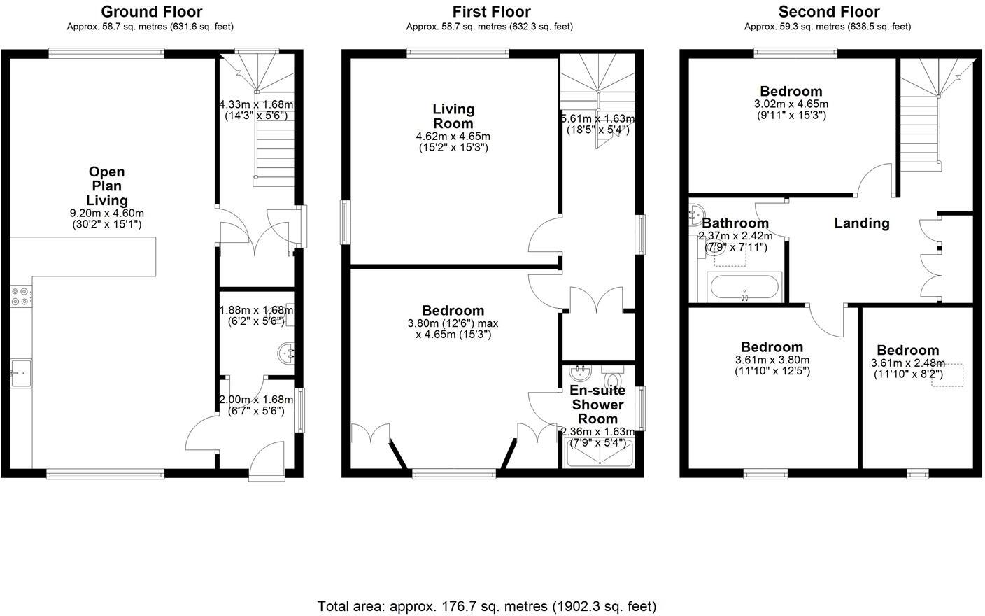 Middleton Road, Yoxford floorplan