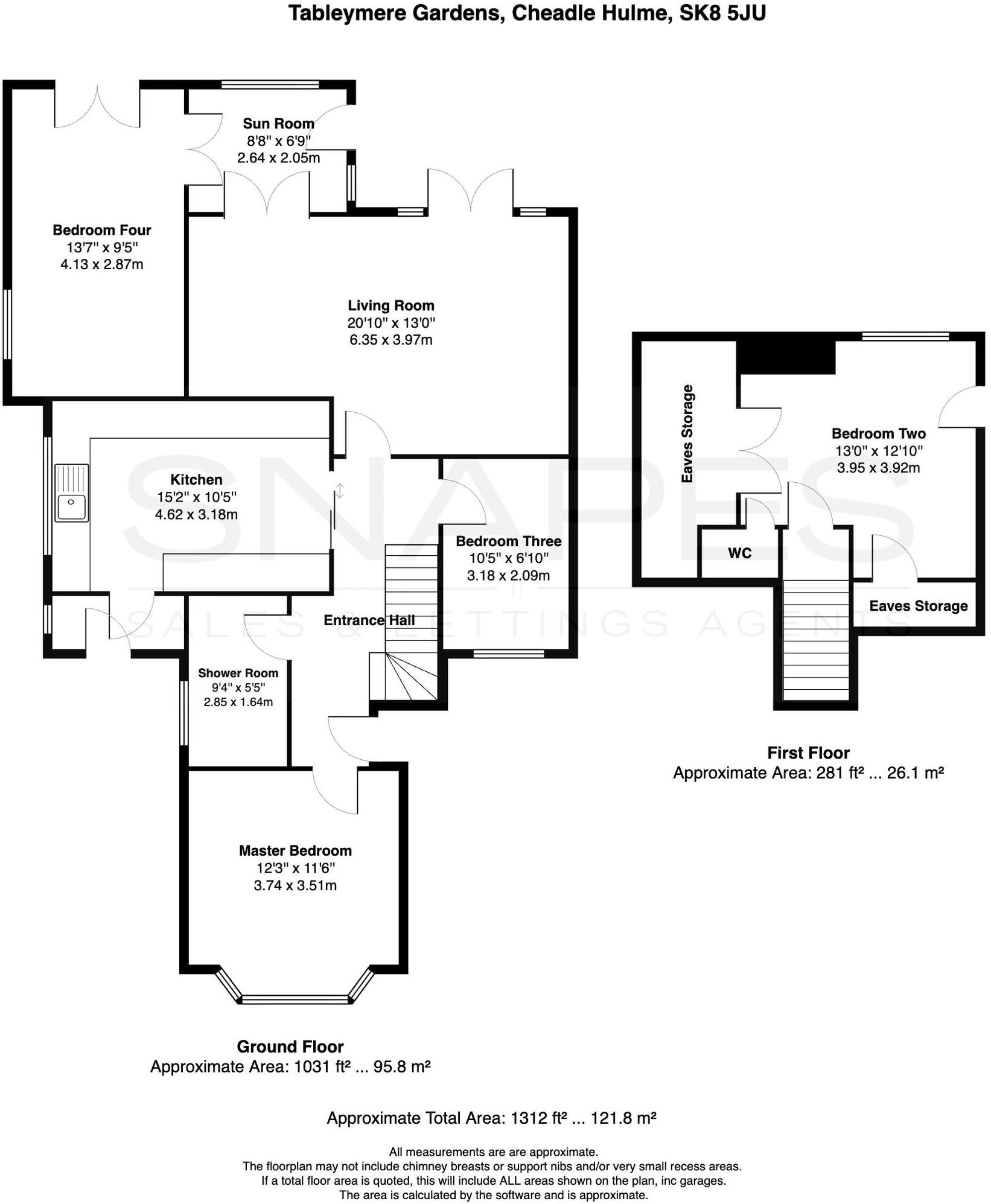 Tableymere Gardens, Cheadle Hulme, SK8 floorplan