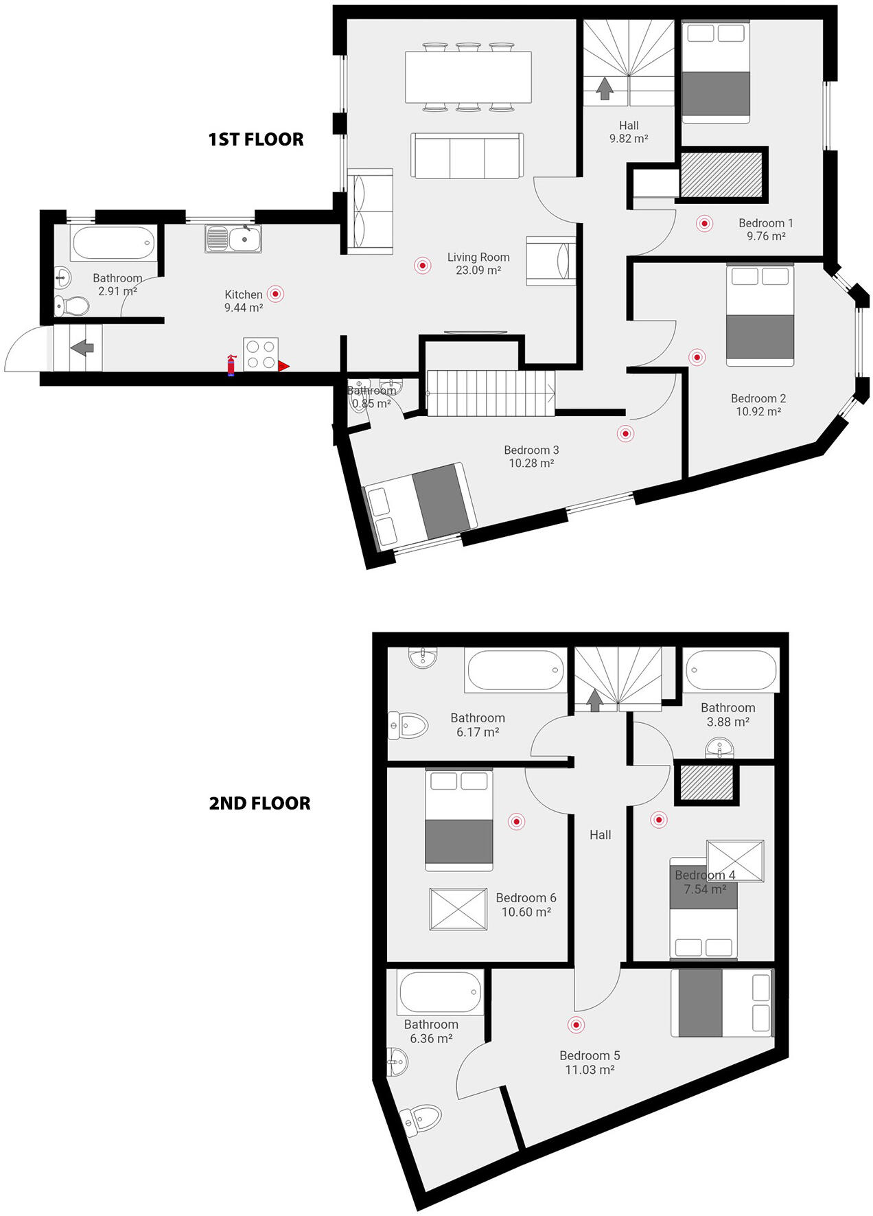 31 Brentwood Avenue , Jesmond floorplan