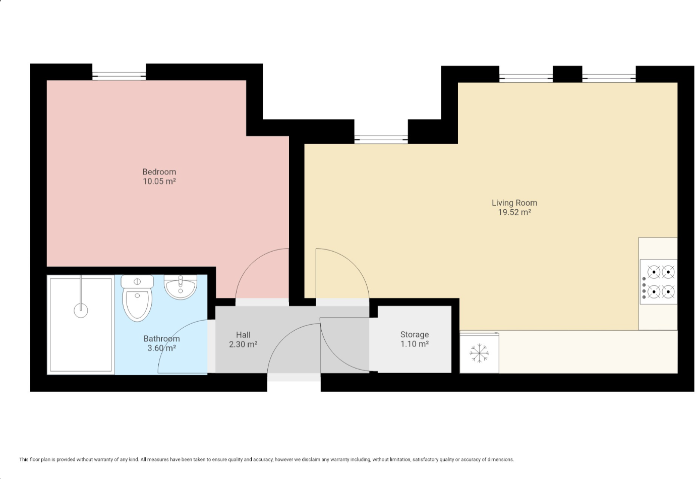 Flat 6, The Merchant, Percy Street, Kingston Upon Hull, City Of Kingston Upon Hull floorplan