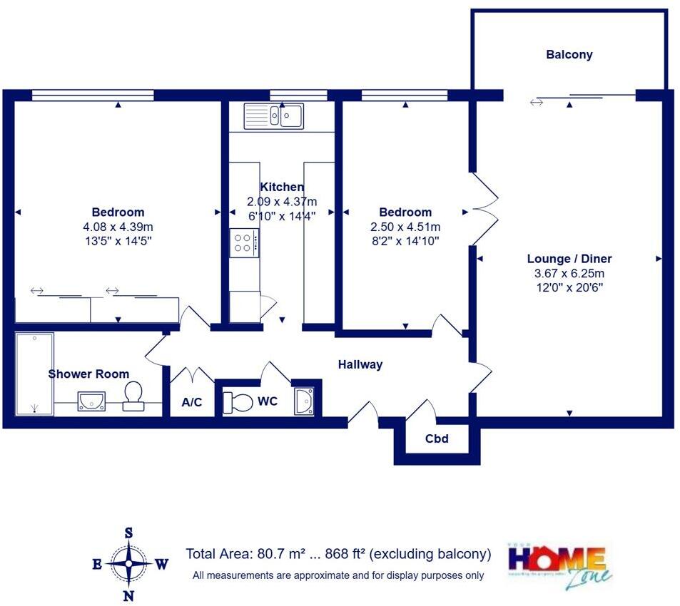 Wharncliffe Road, Highcliffe On Sea floorplan