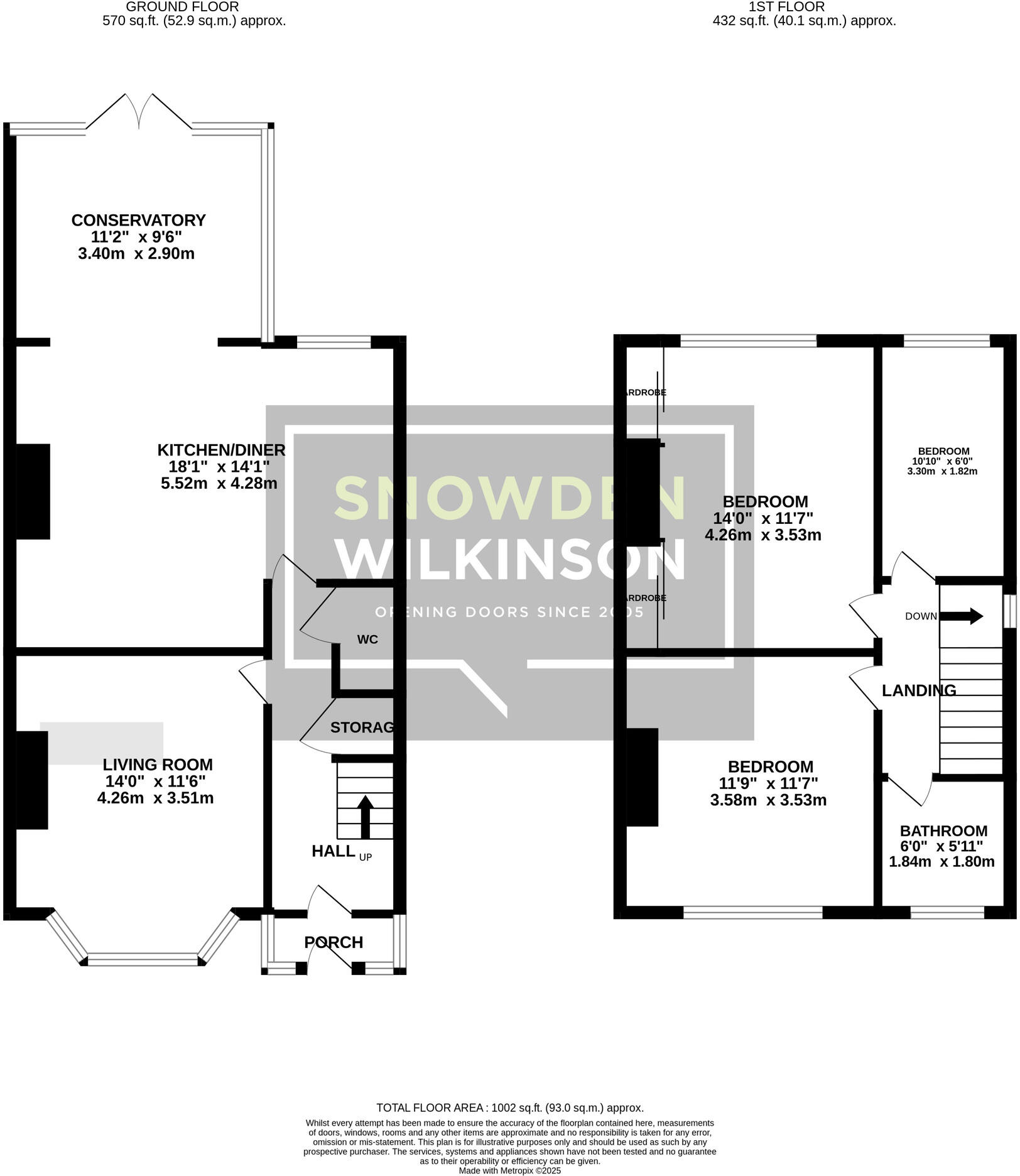 Warren Avenue, Cheadle floorplan