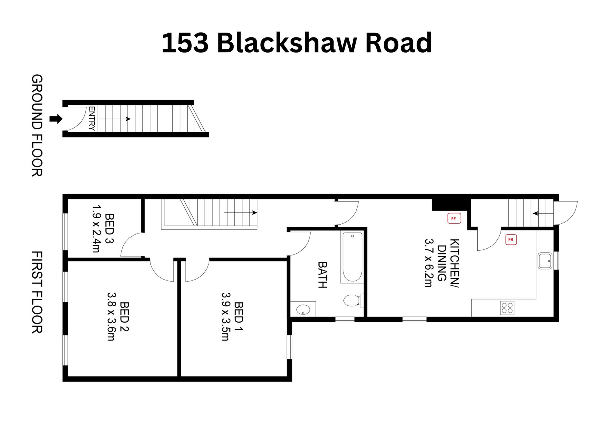 Blackshaw Road, London floorplan