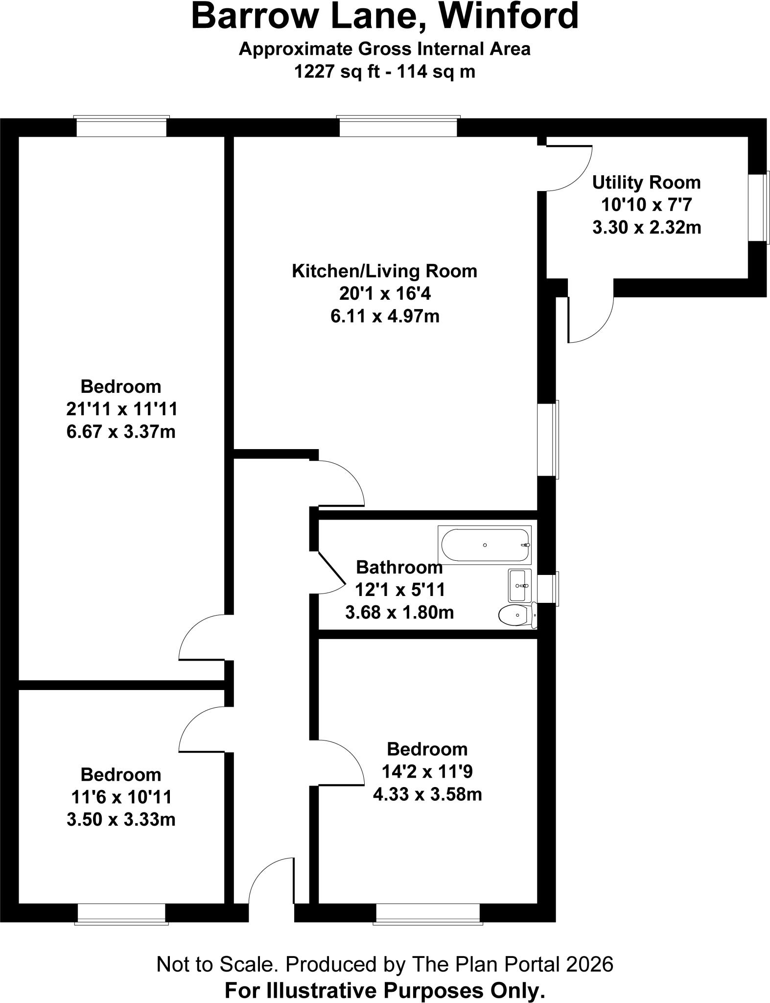 Barrow Lane, Winford floorplan