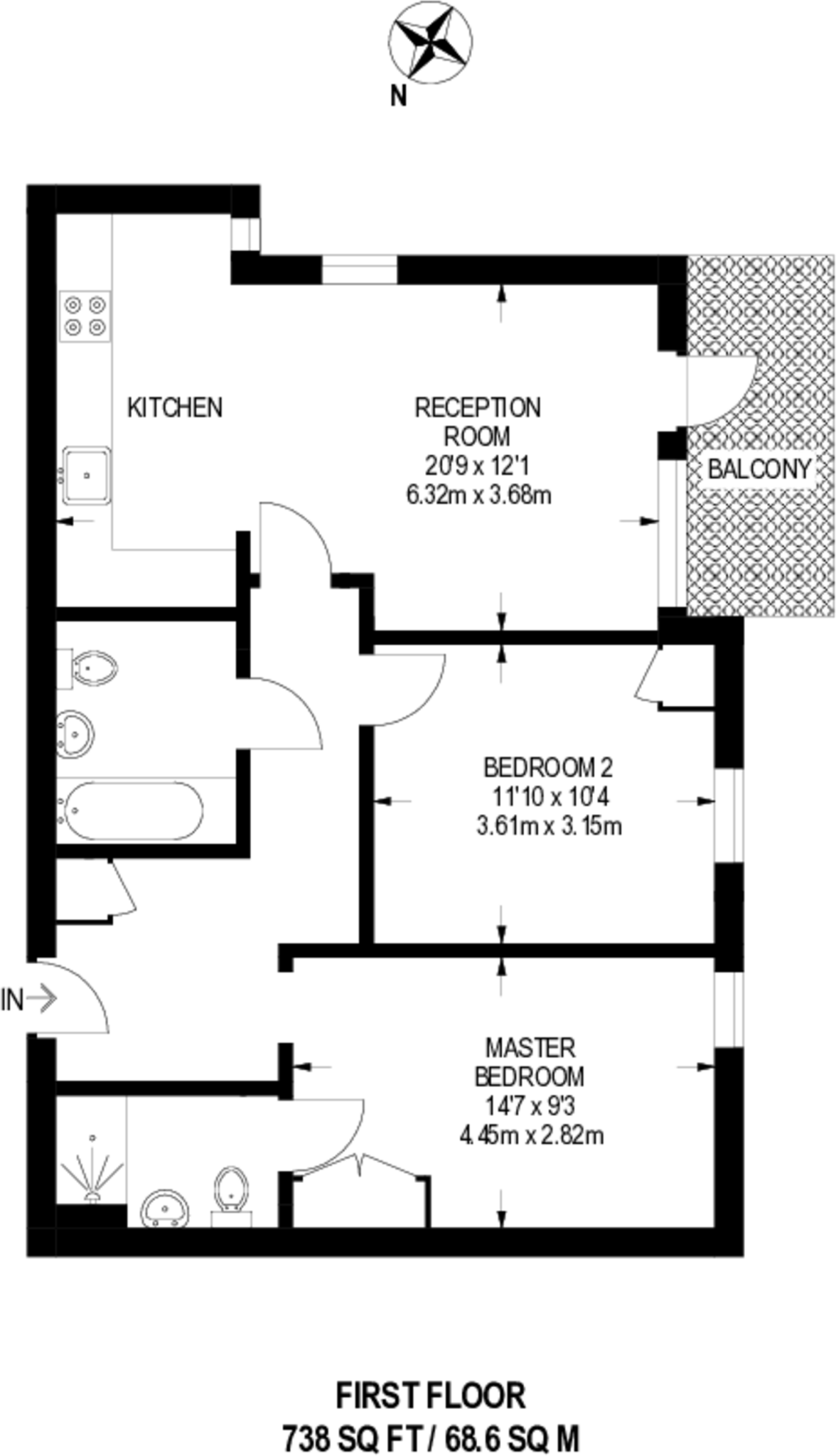 Tarves Way, Greenwich, London, SE10 floorplan