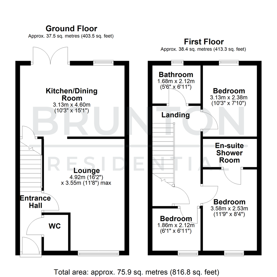 Iris Drive Blossom Park, Pegswood, Morpeth, NE61 6FX floorplan