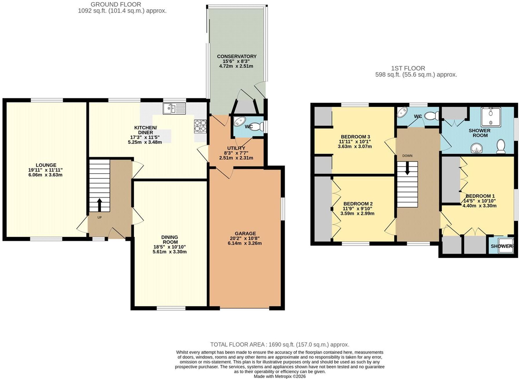 King Street, Yarburgh, LN11 floorplan
