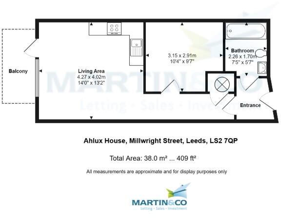 Millwright Street, Leeds, West Yorkshire, LS2 7QP floorplan