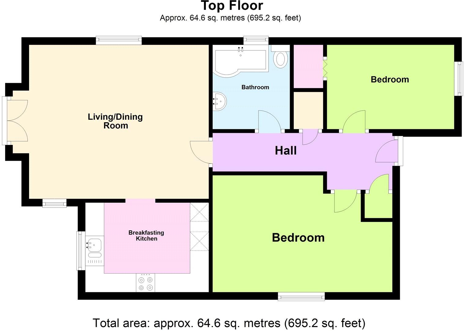 4, St. Wilfrids Court floorplan