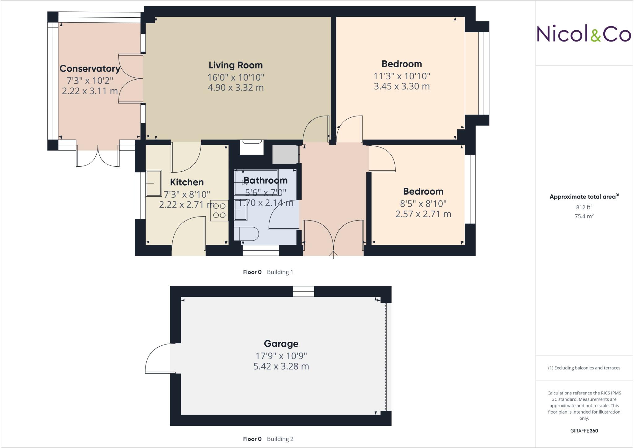 Marion Close, Worcester, Worcestershire, WR3 floorplan