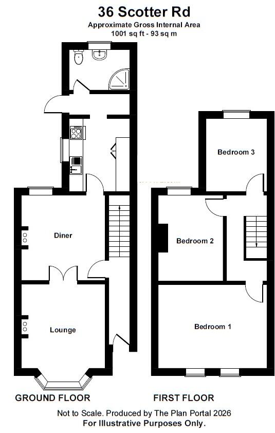 Scotter Road, Bishopstoke, Eastleigh, SO50 floorplan