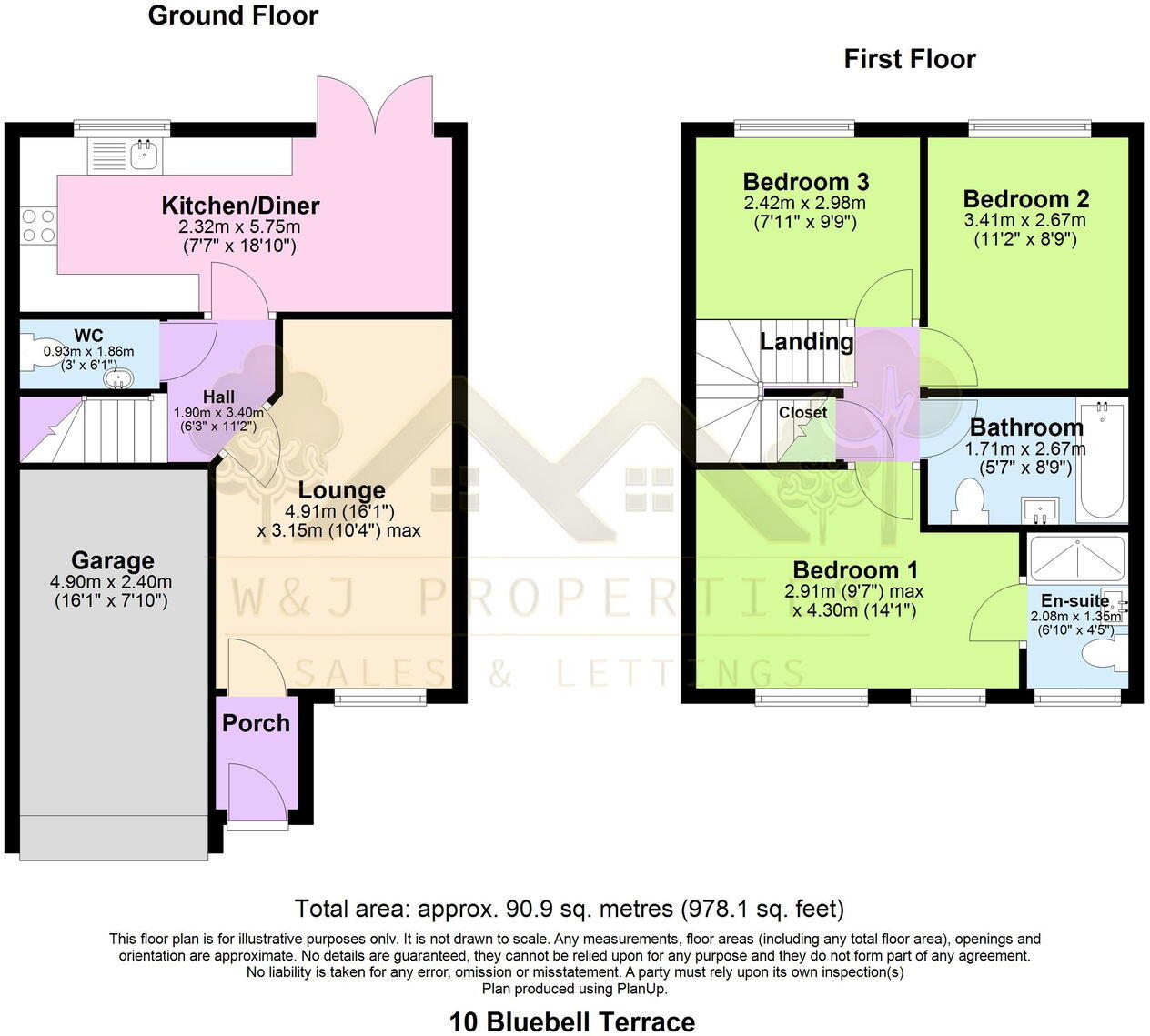 Bluebell Terrace, Darwen, BB3 3SR floorplan