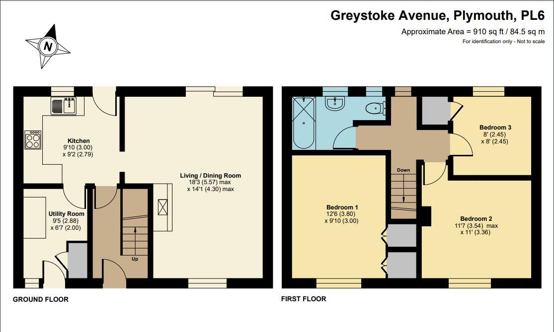Greystoke Avenue, Plymouth, PL6 floorplan