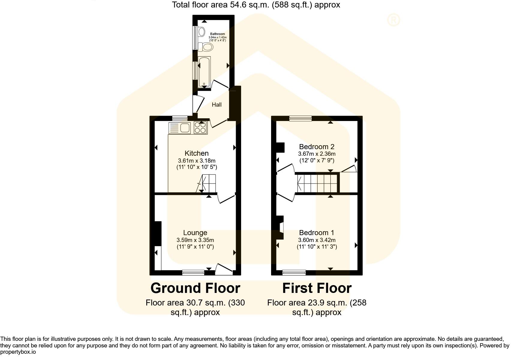 3 Railway Terrace, Margate, CT9 5TQ floorplan