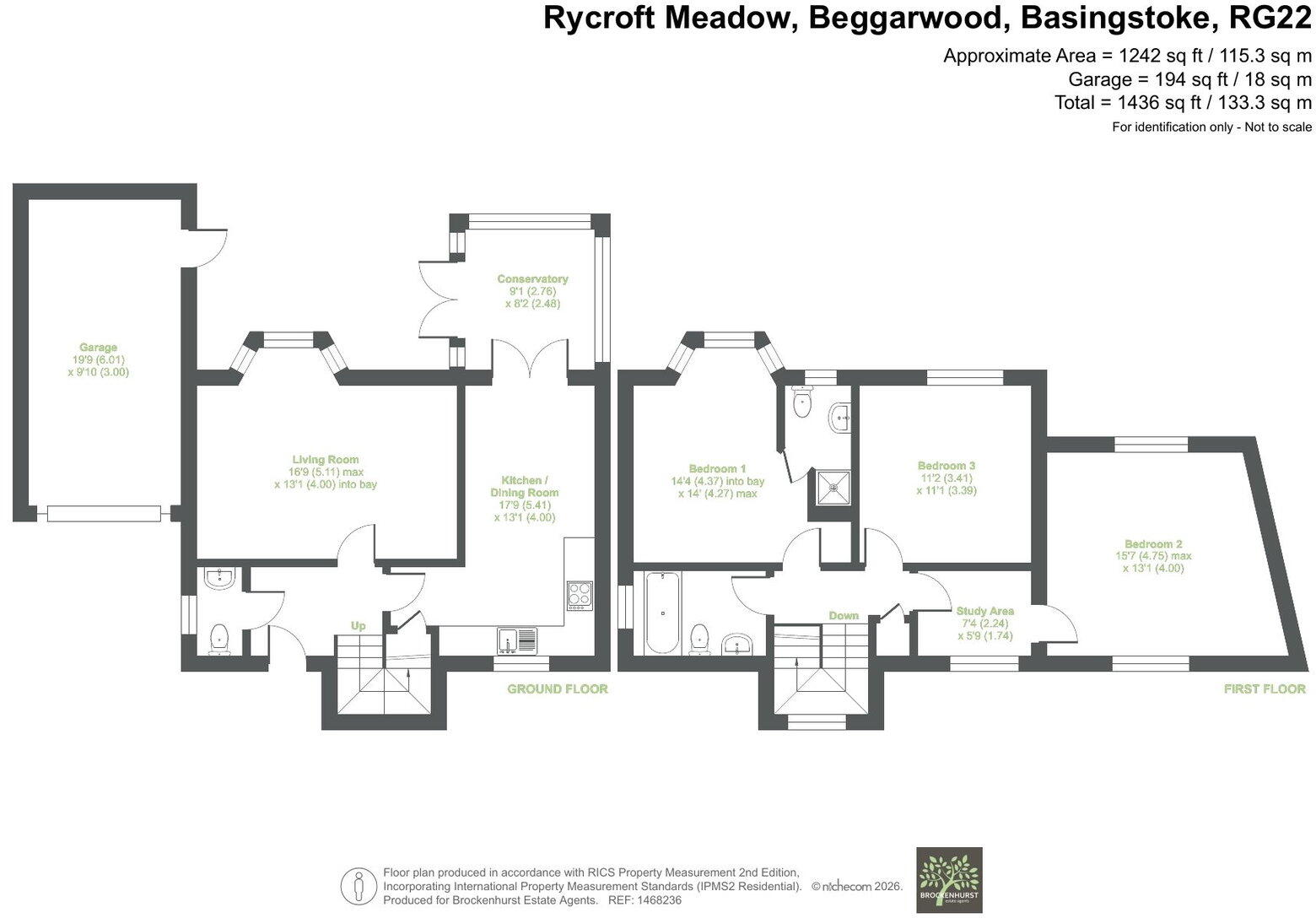 Rycroft Meadow, Basingstoke RG22 4QE floorplan