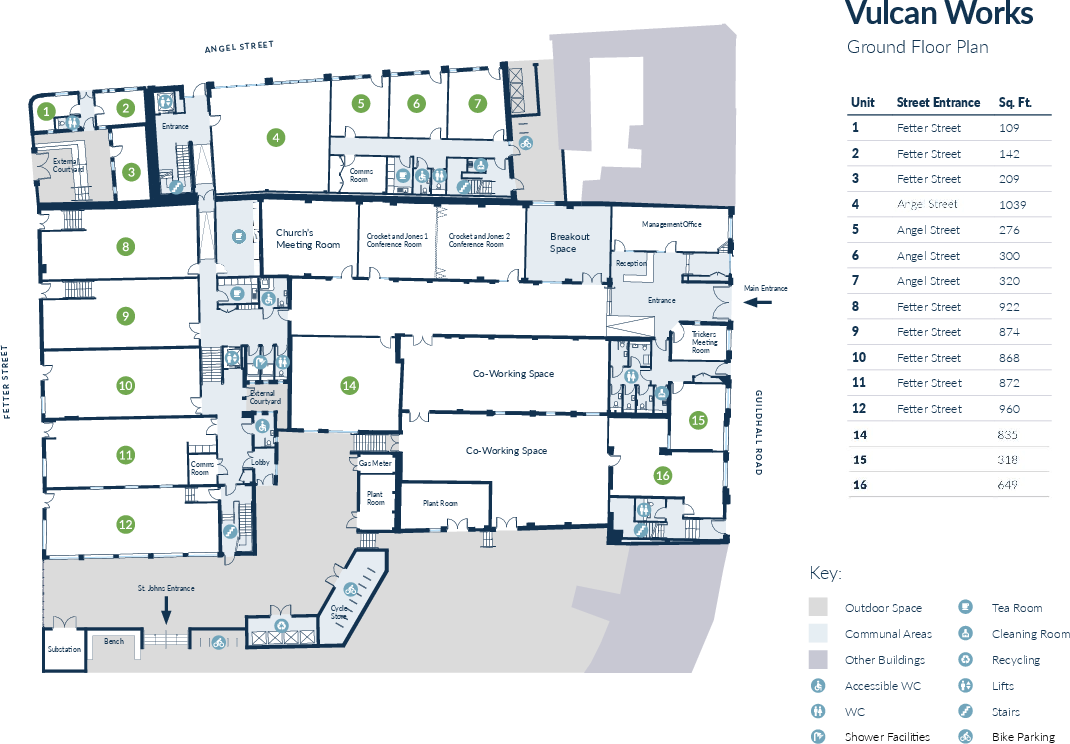 Vulcan Works Floorplan