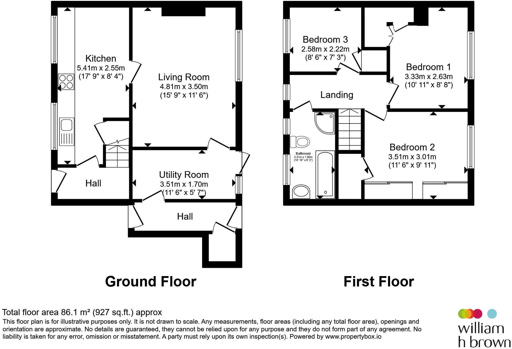 Masefield Place, Worksop floorplan