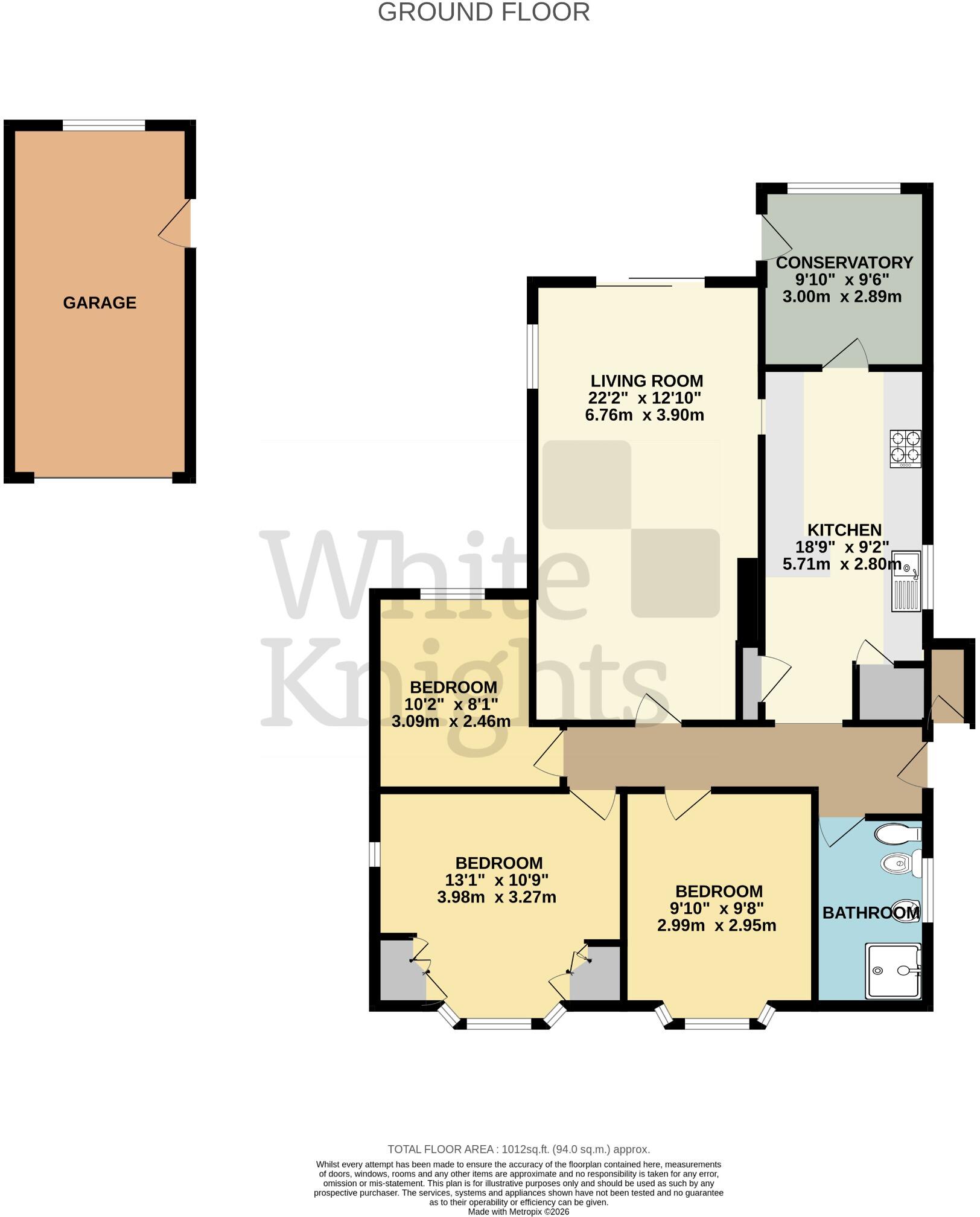 Woodlands Avenue, Woodley, Reading, Berkshire, RG5 3HG floorplan