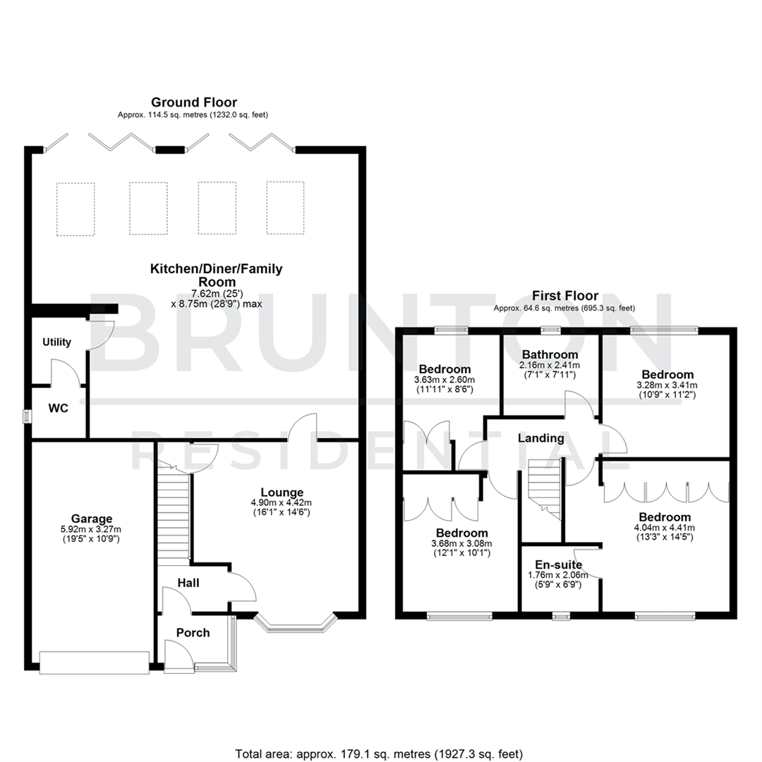 The Paddock, Seaton Delaval, NE25 floorplan