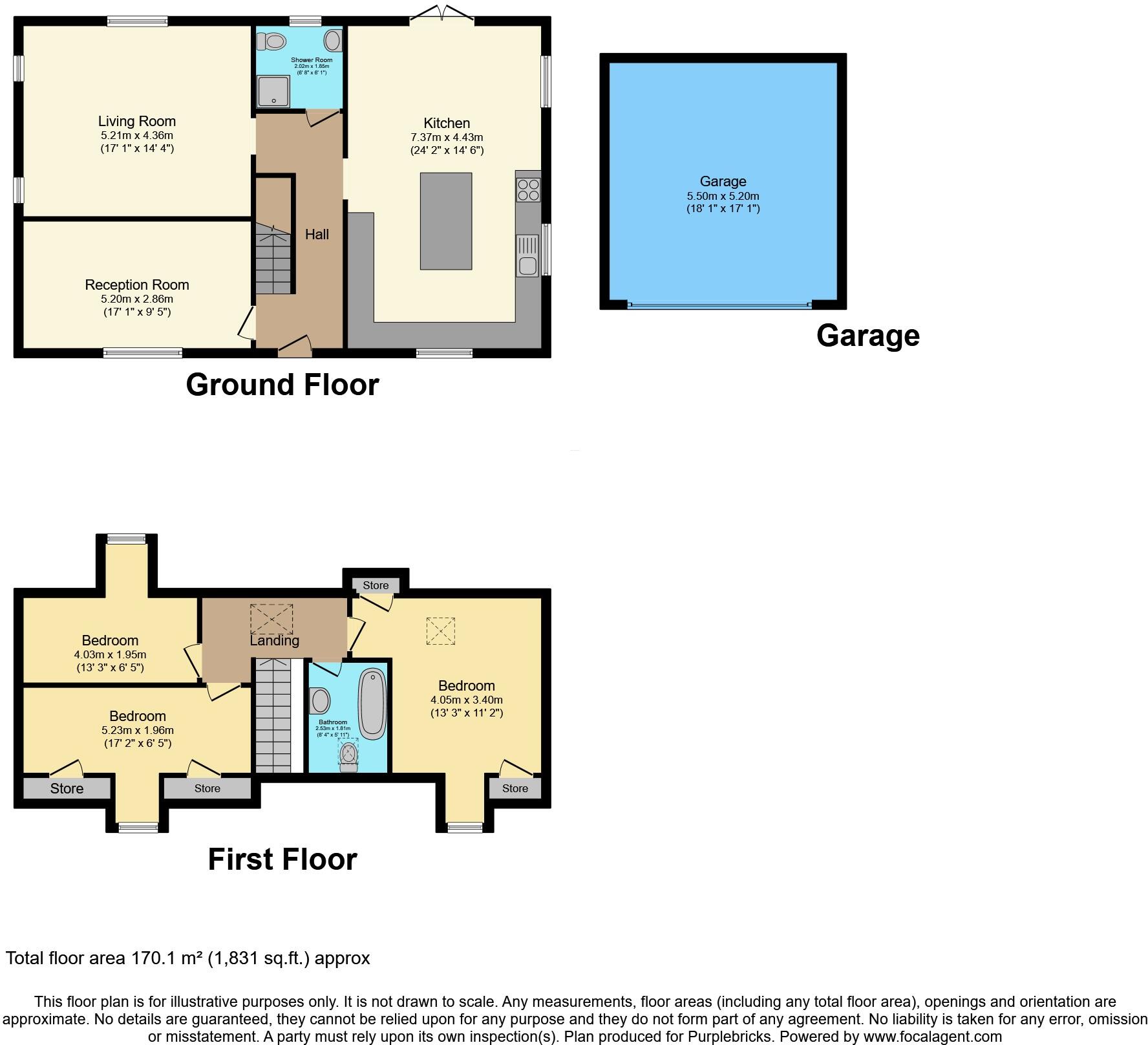 Bridge End Road, Grantham, NG31 floorplan