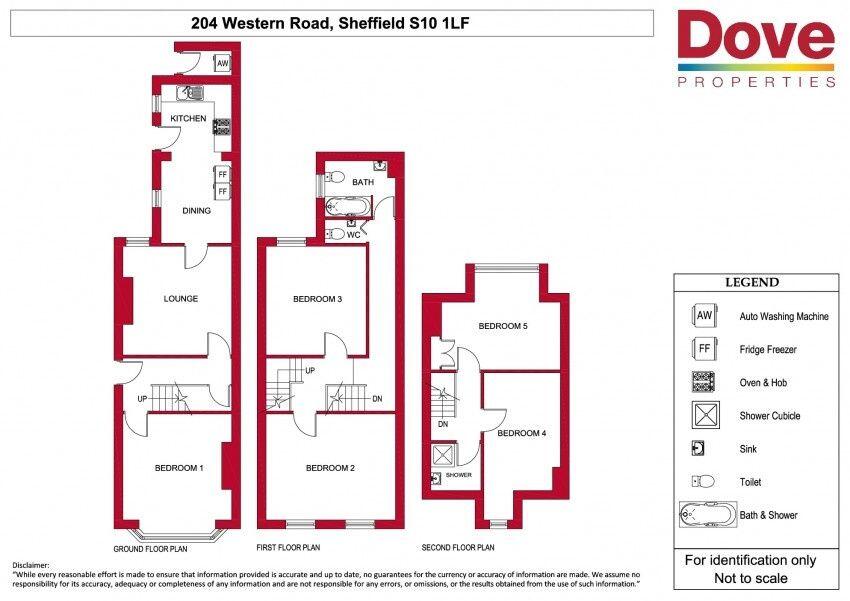 204 Western Road, Crookes floorplan