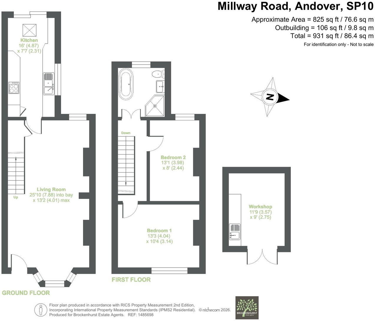 Millway Road, Andover, SP10 3AS floorplan