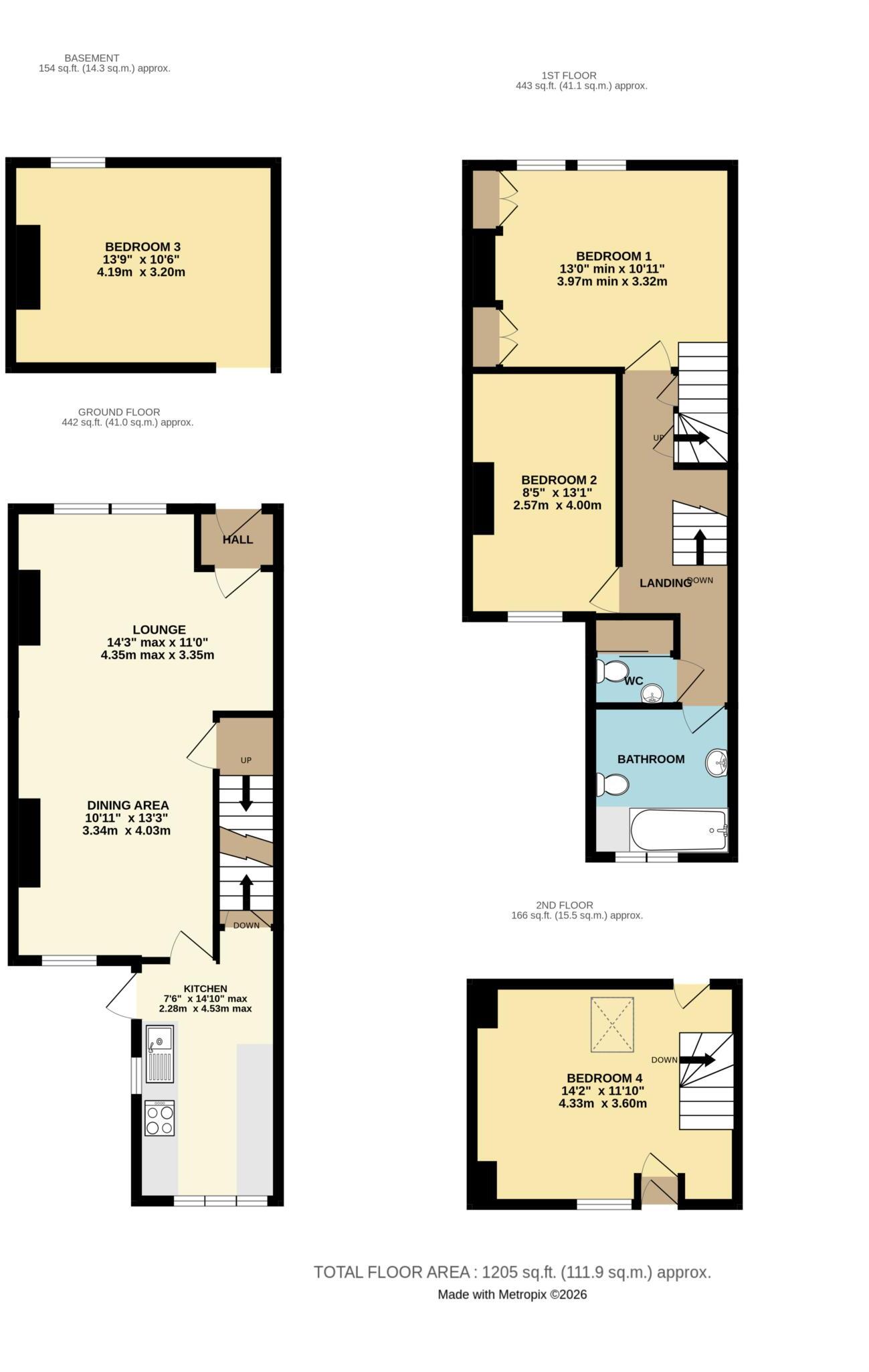 Blenheim Road, Reading floorplan