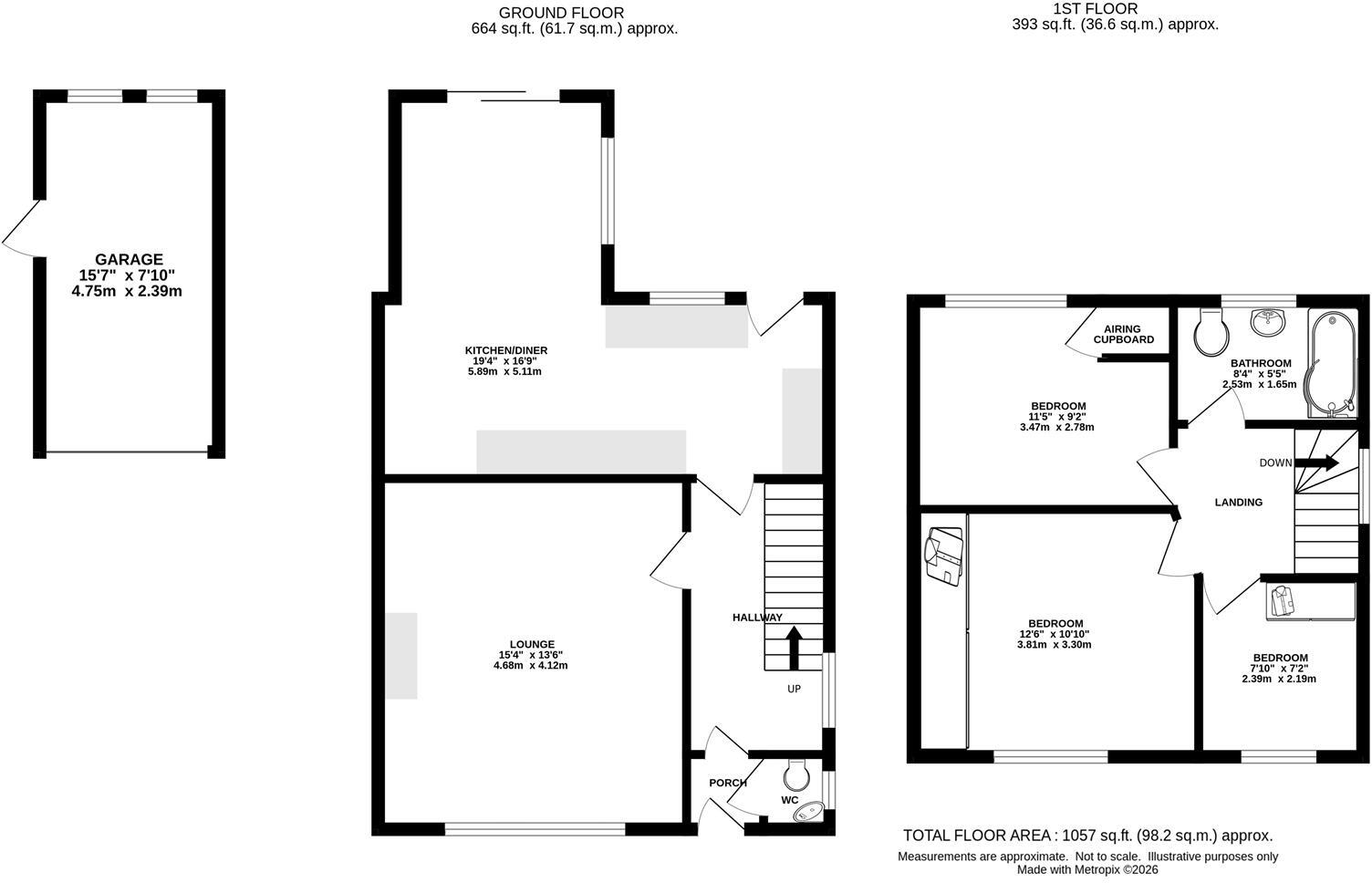Long Ridings Avenue, Hutton, Brentwood floorplan