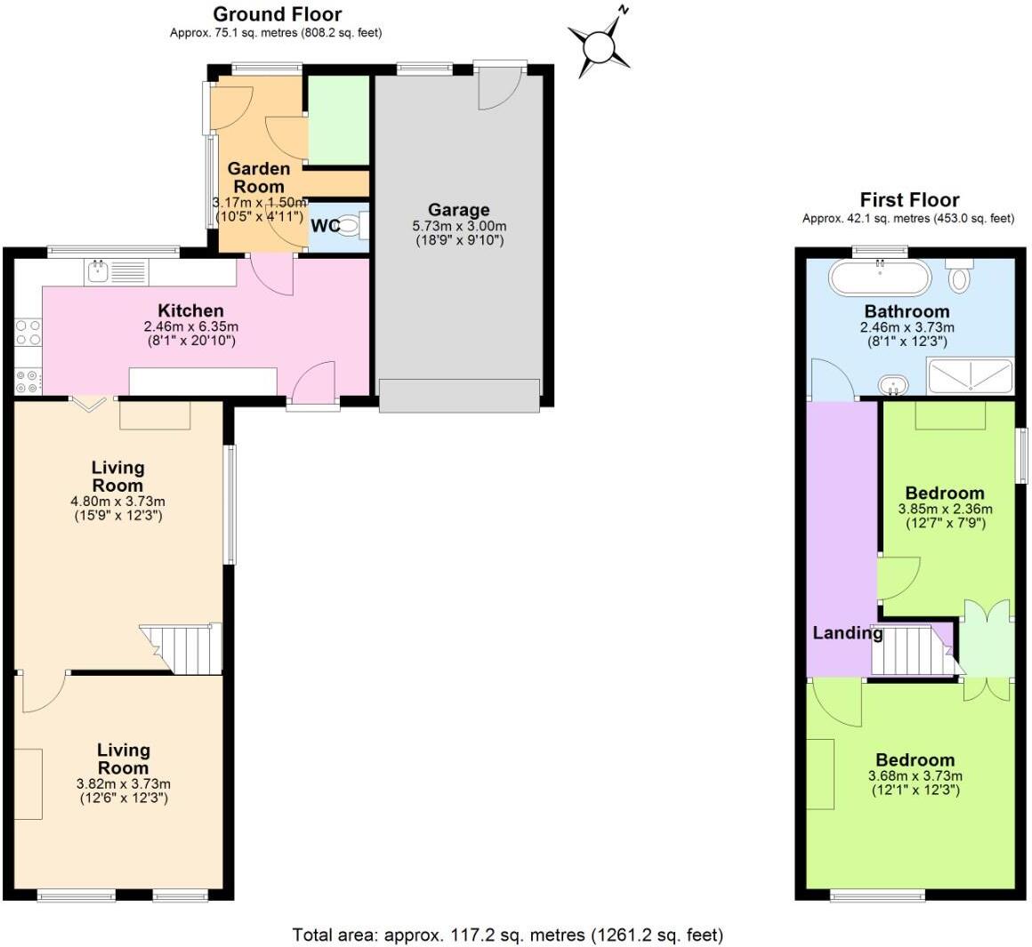 Woodville Road, Overseal, Swadlincote floorplan