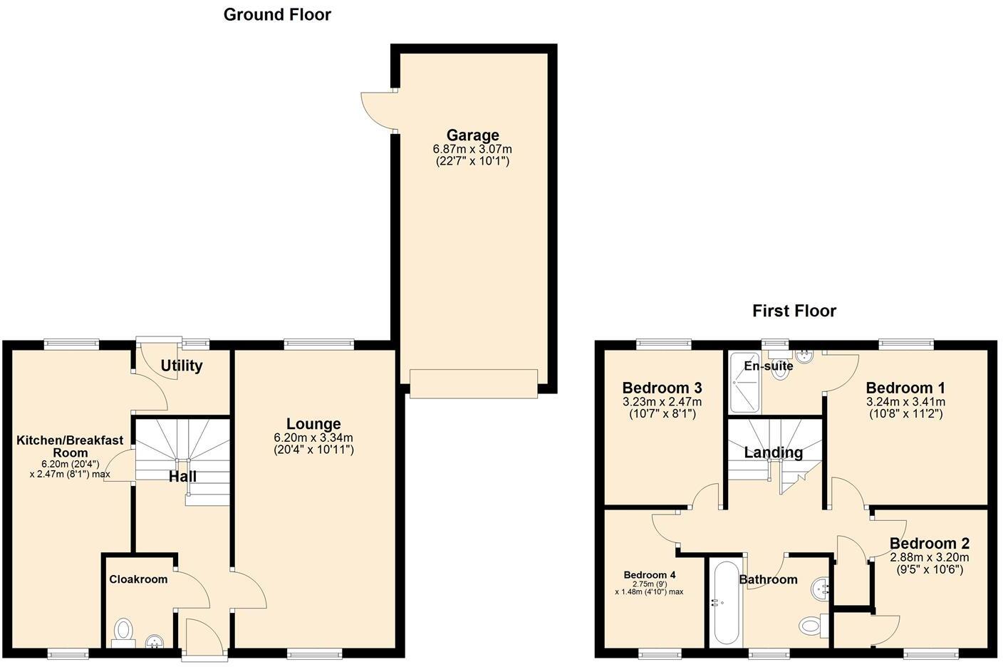 Colburn Way, Grays floorplan