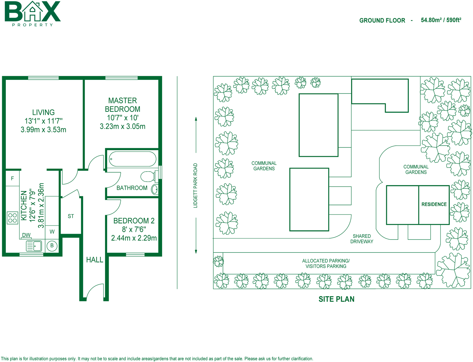 Lidgett Park Mews, Leeds, LS8 1DB floorplan