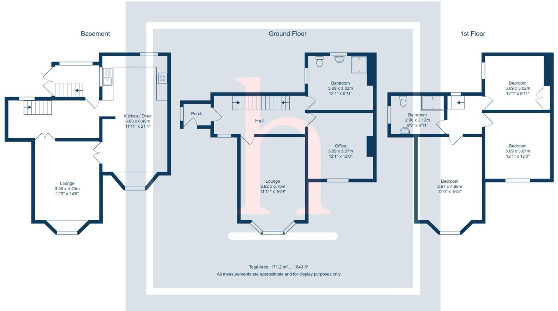 Victoria Mount, Oxton, Wirral CH43 floorplan