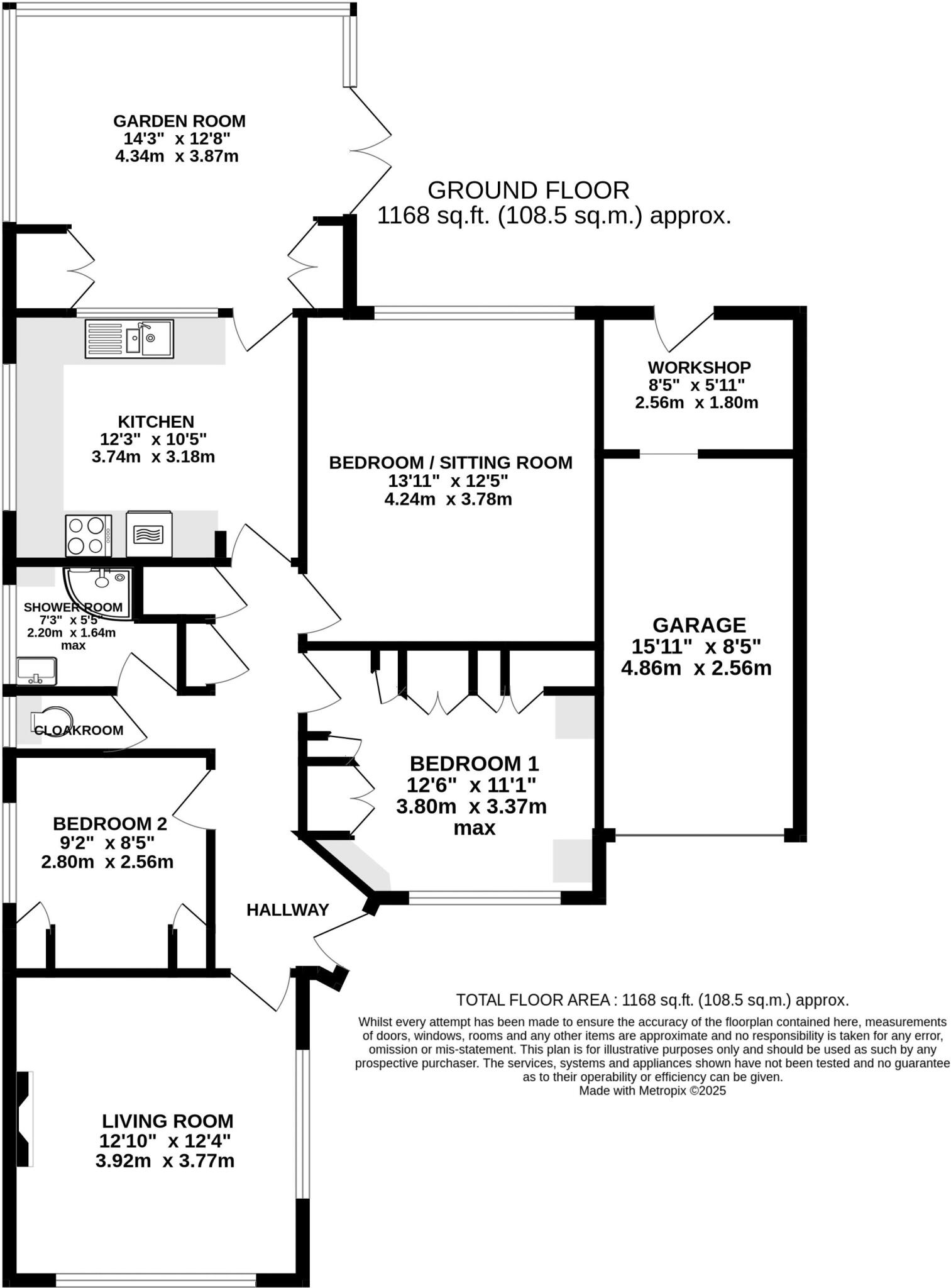 Somerset Avenue, Exeter floorplan