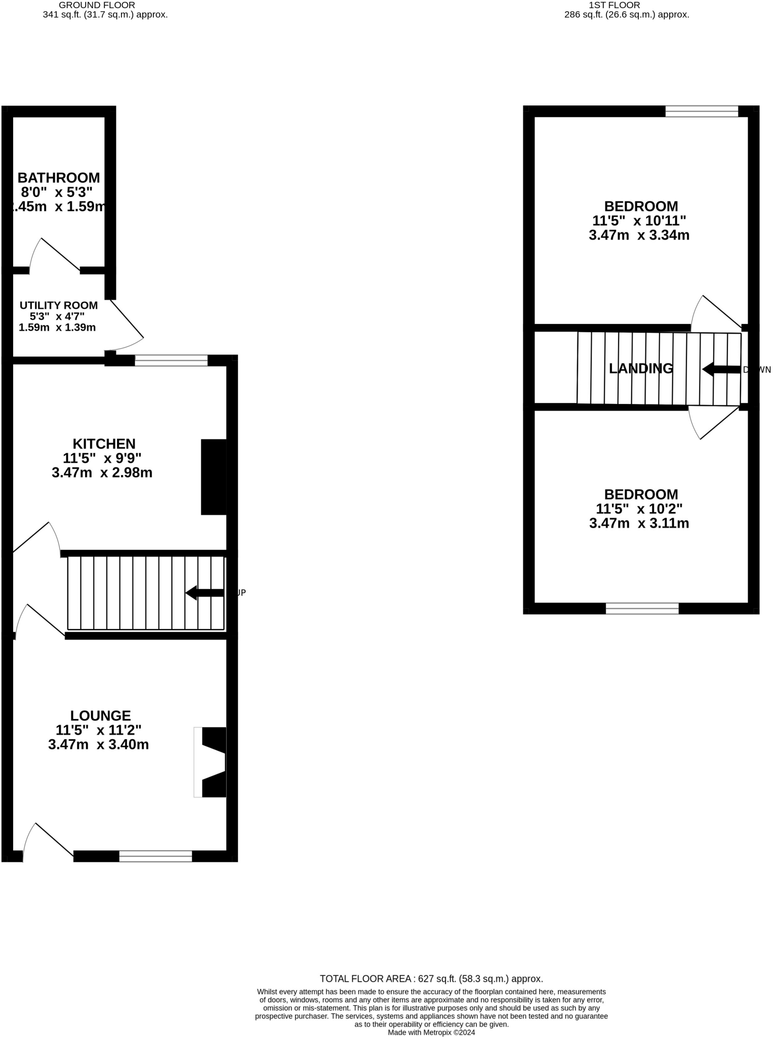 Sydney Terrace, Newark floorplan