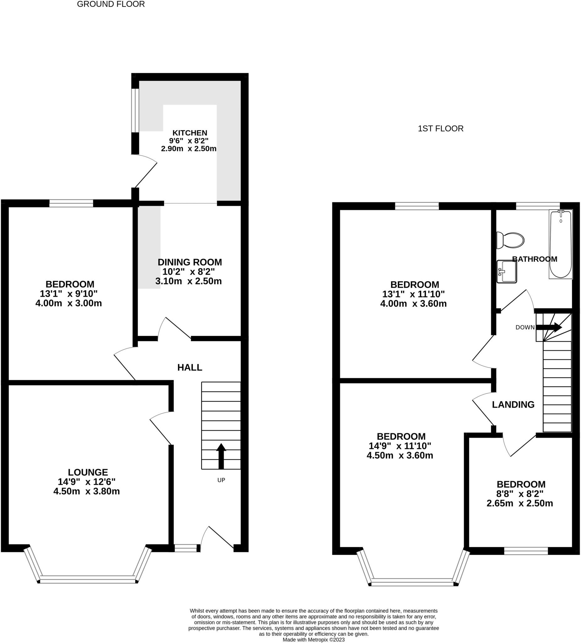 4 Bed - Claremont Road, Wavertree, L15 floorplan