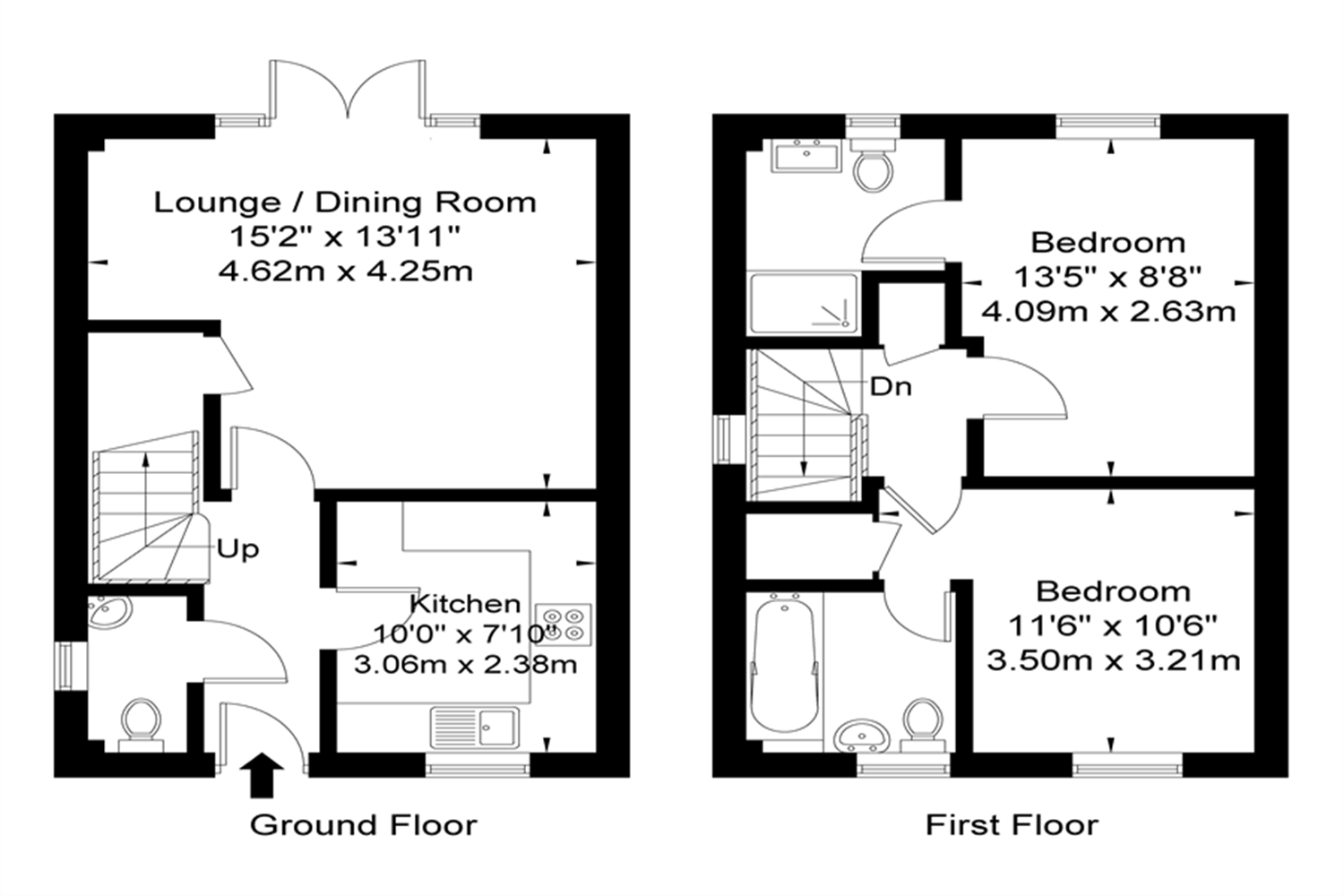Monmouth Drive, ST16 floorplan