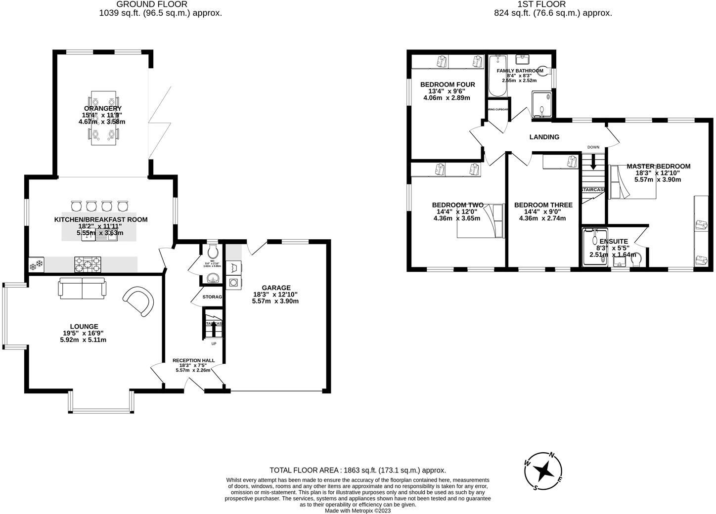 Moss Nook Drive, Grimsargh, Preston floorplan