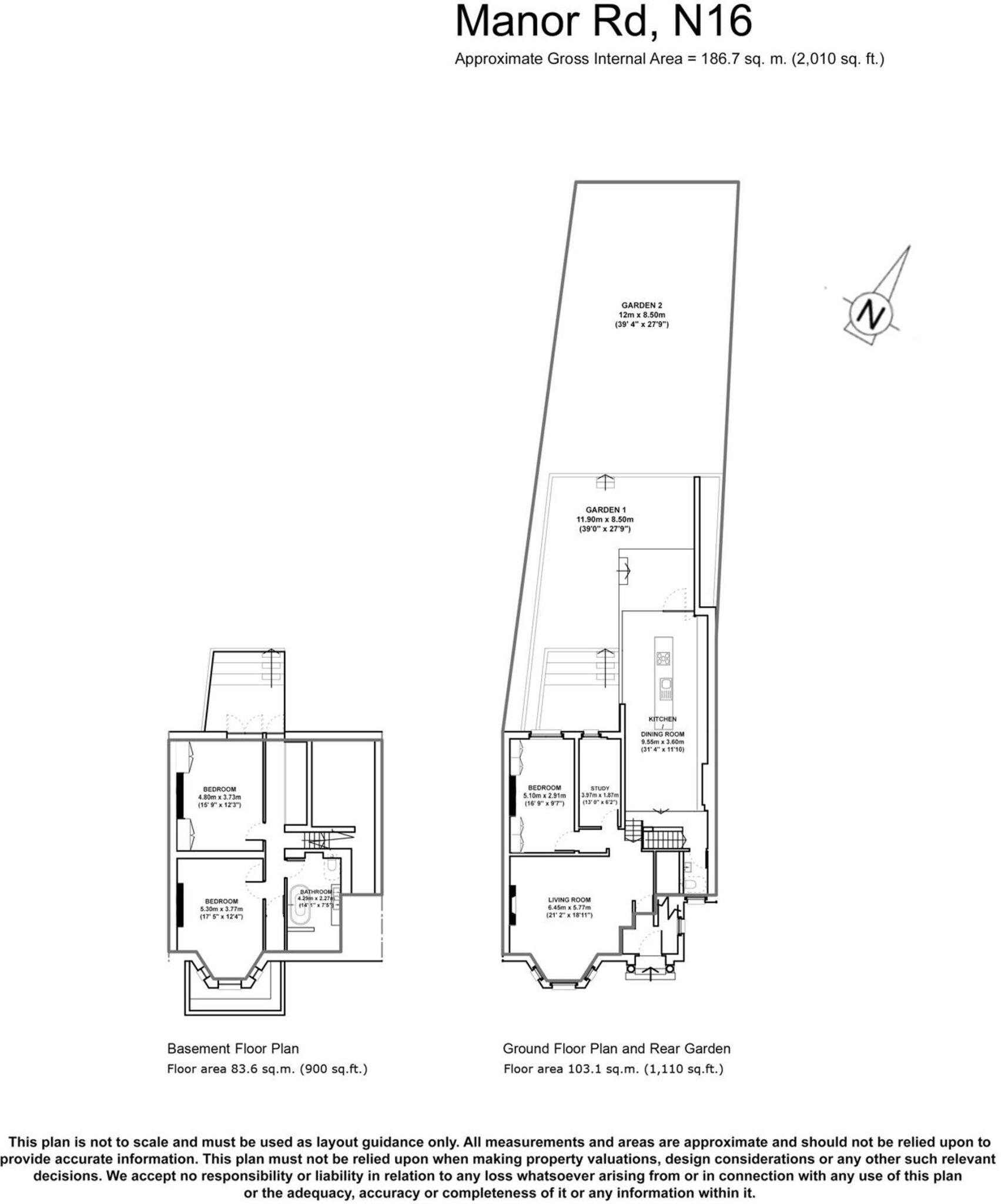 Manor Road, London, N16 floorplan