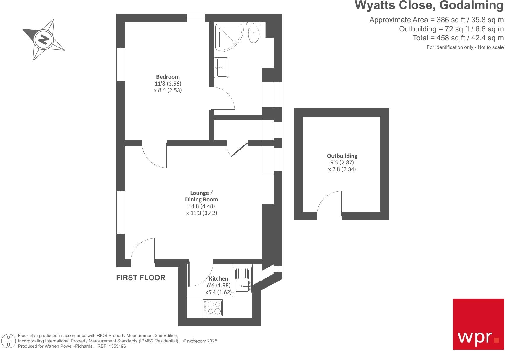 Wyatts Almshouses, Godalming, Surrey, GU7 floorplan